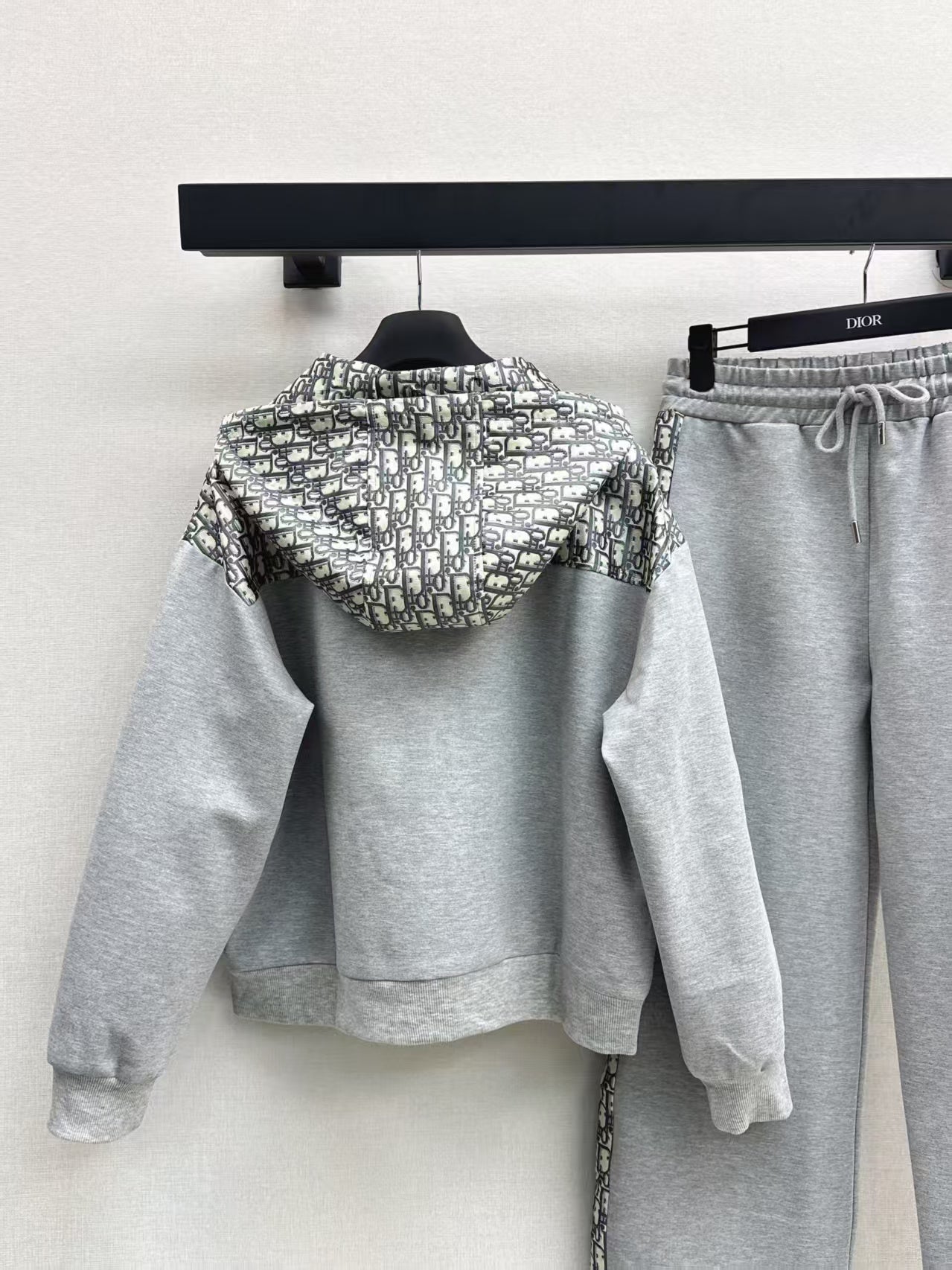 Splicing casual hoodie set