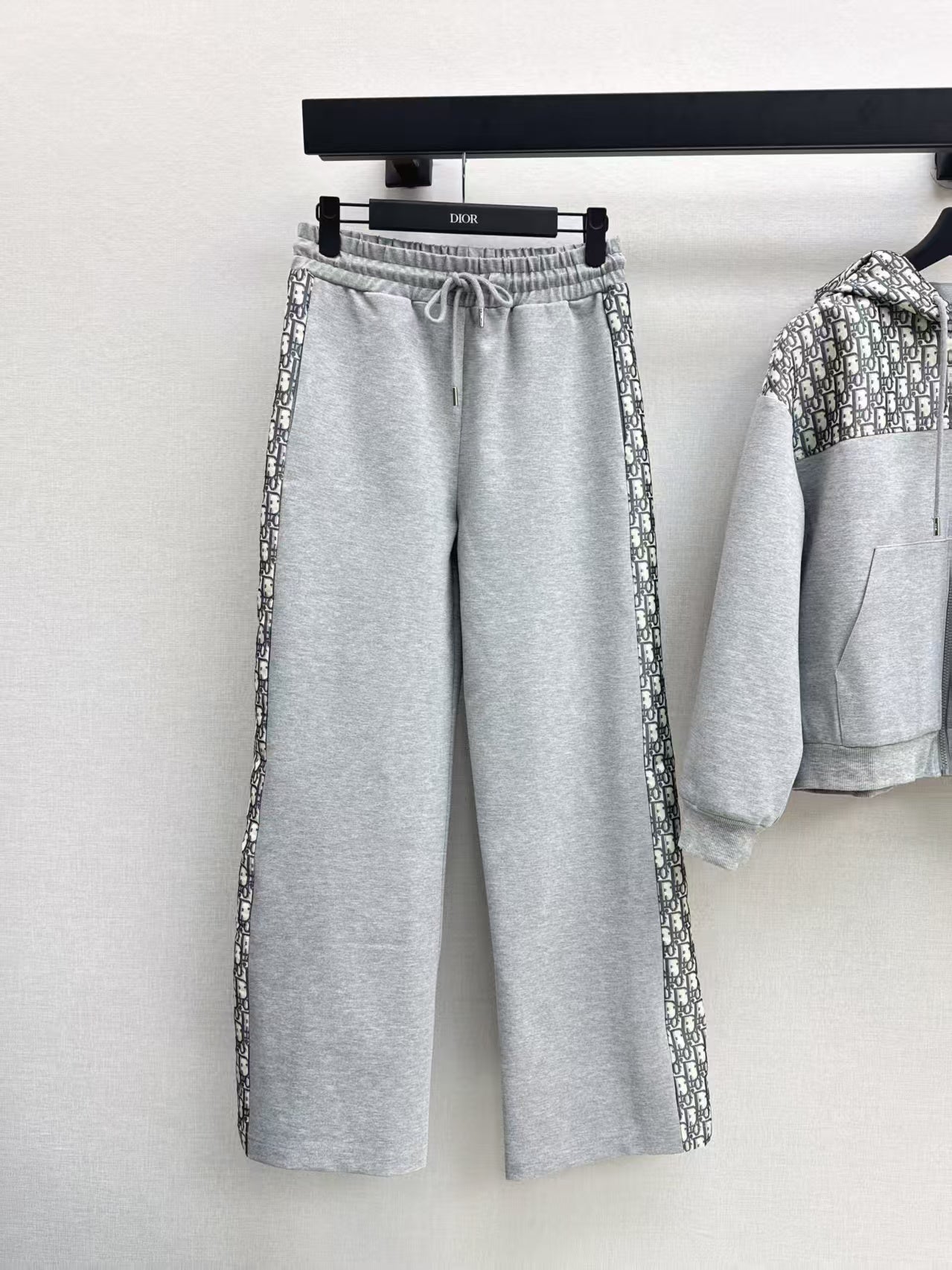 Splicing casual hoodie set