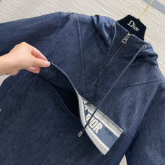 New denim jacquard suit