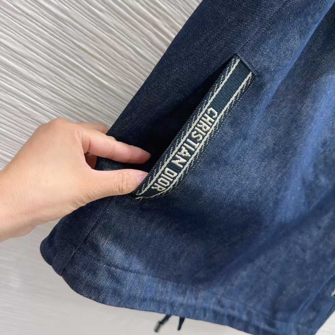 New denim jacquard suit