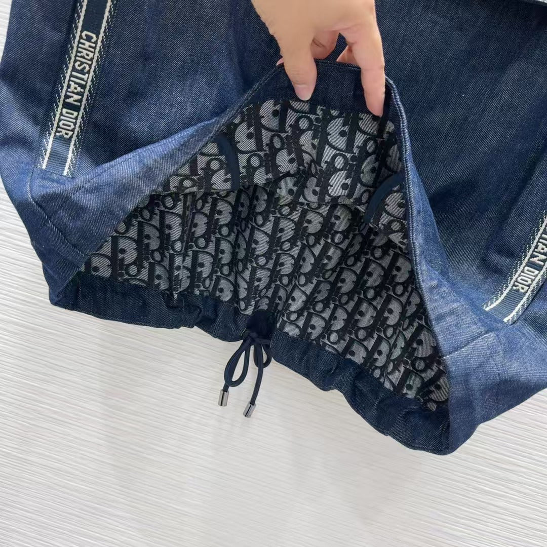 New denim jacquard suit