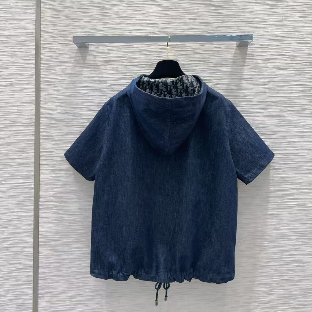 New denim jacquard suit