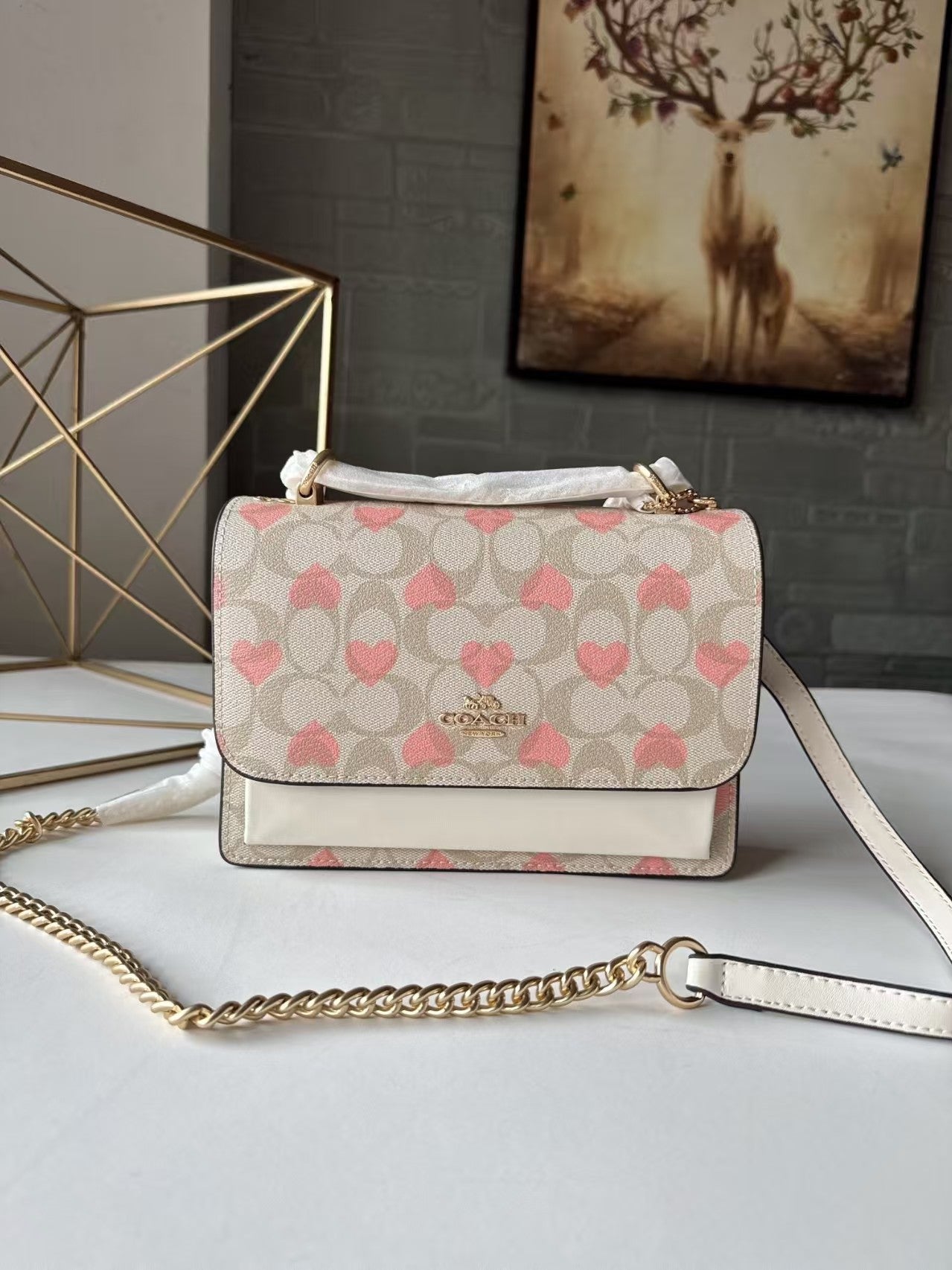 New women's bag tofu bag chain strap shoulder crossbody bag