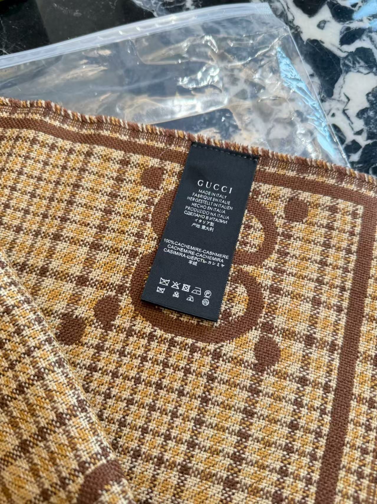 Small plaid scarf