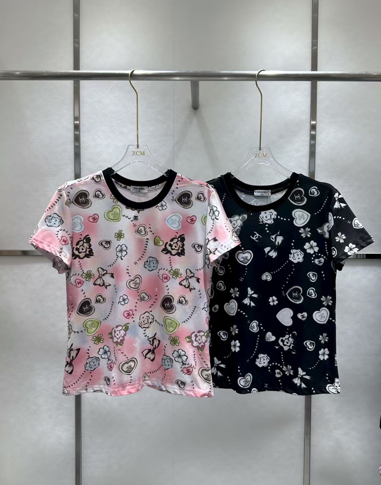 New round neck short shirt