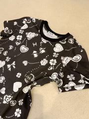 New round neck short shirt