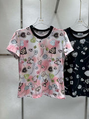 New round neck short shirt