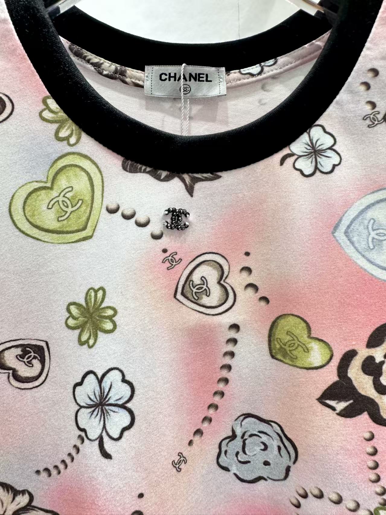 New round neck short shirt
