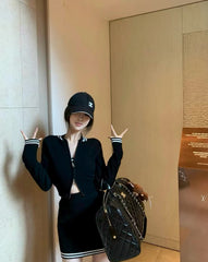 Knitted three piece set