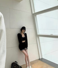 Knitted three piece set
