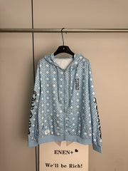 Full printed hooded jacket