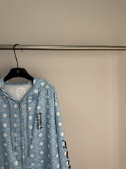 Full printed hooded jacket