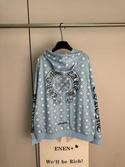 Full printed hooded jacket