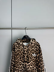 Leopard print hoodie