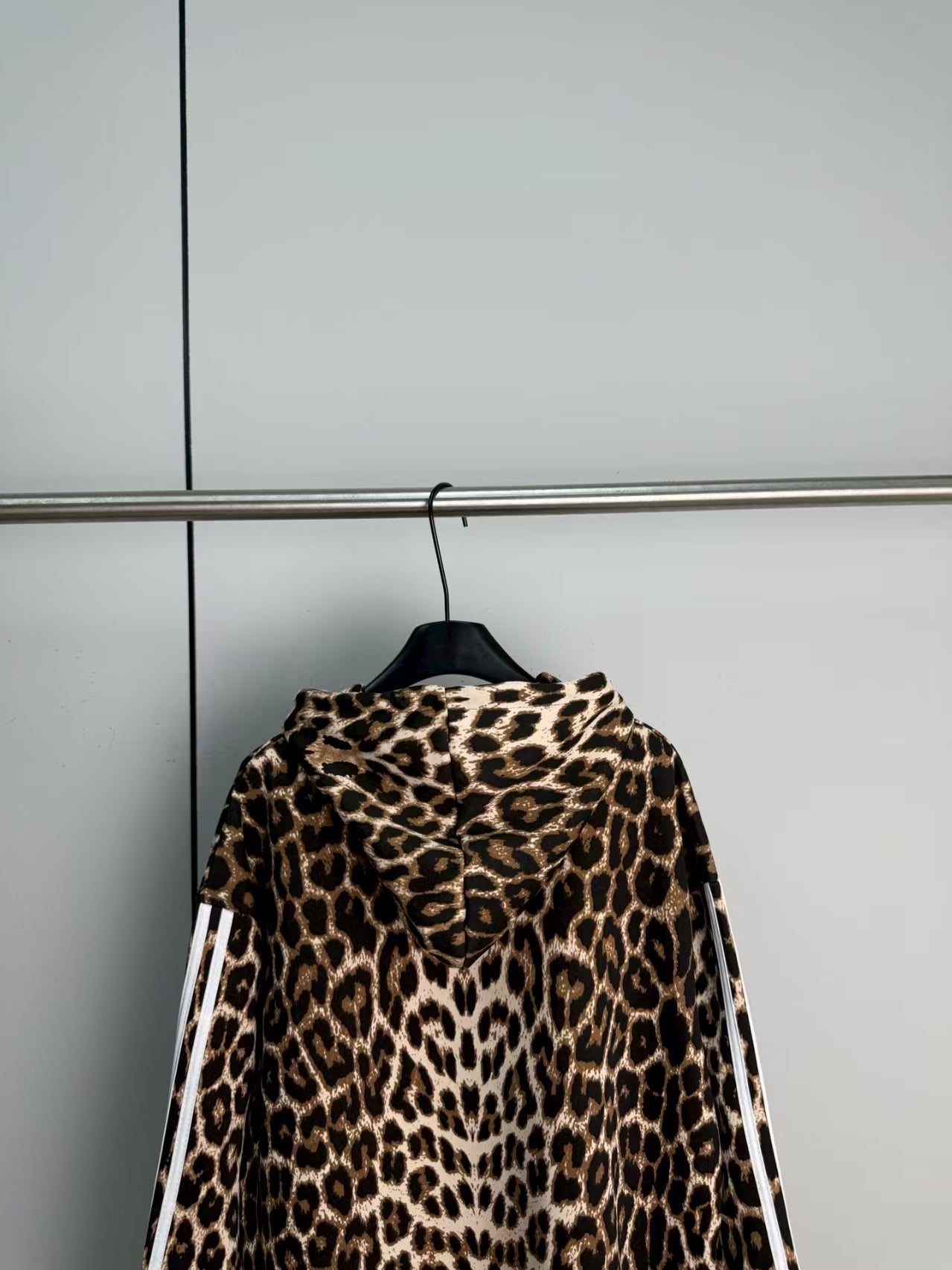 Leopard print hoodie