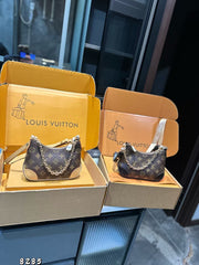 One shoulder crossbody croissant