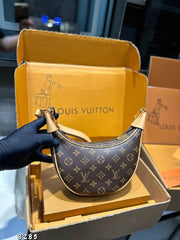 Crescent shaped bag