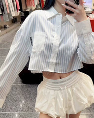 Double waisted floral bud skirt