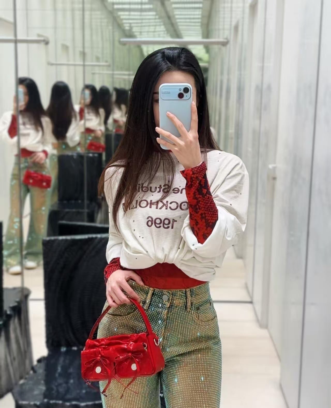 Rhinestone top