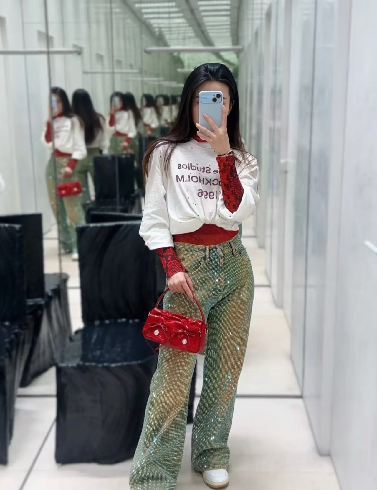Rhinestone top