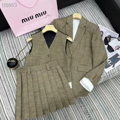 Checkered Three Piece Set