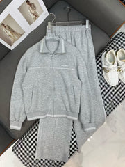 New jacket jacket ➕ Wide leg pants set