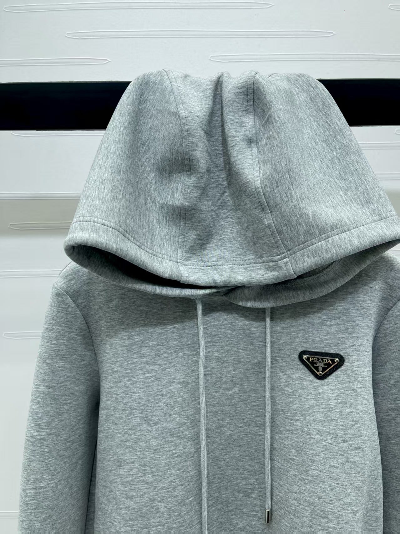 Ribbon hooded sweatshirt and pants set