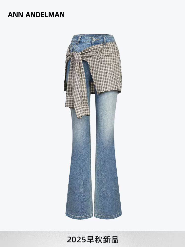 Shirt strap jeans