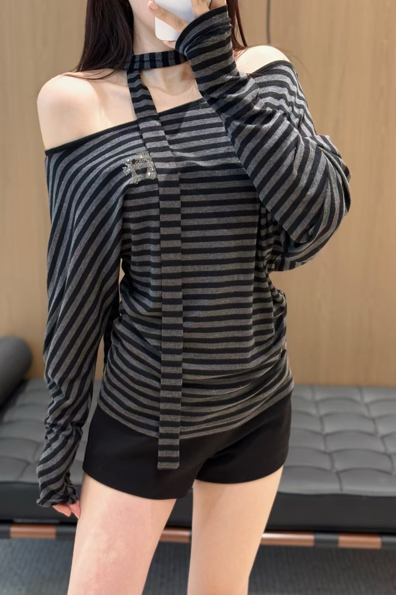 Autumn new minimalist long sleeves