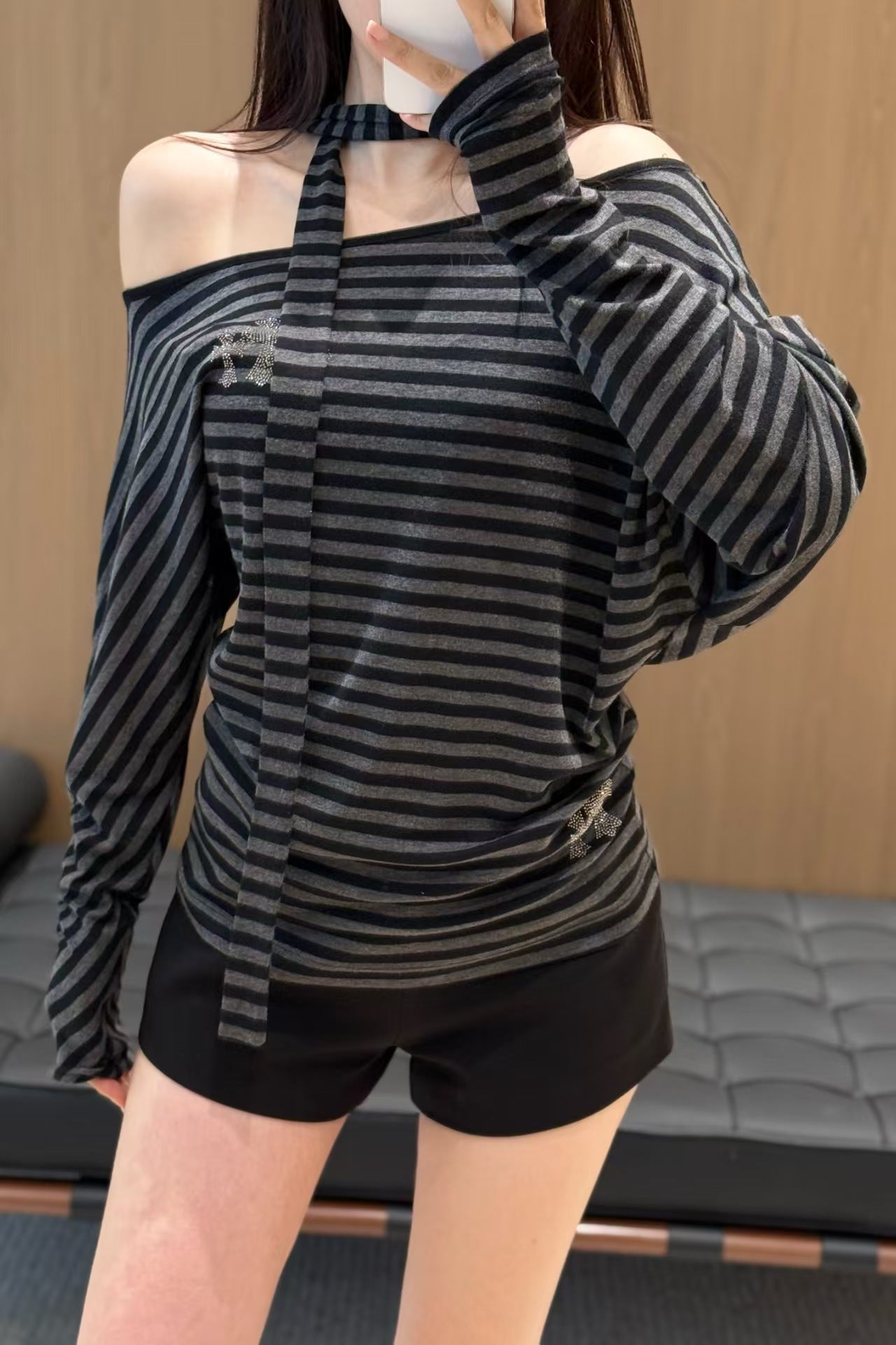 Autumn new minimalist long sleeves