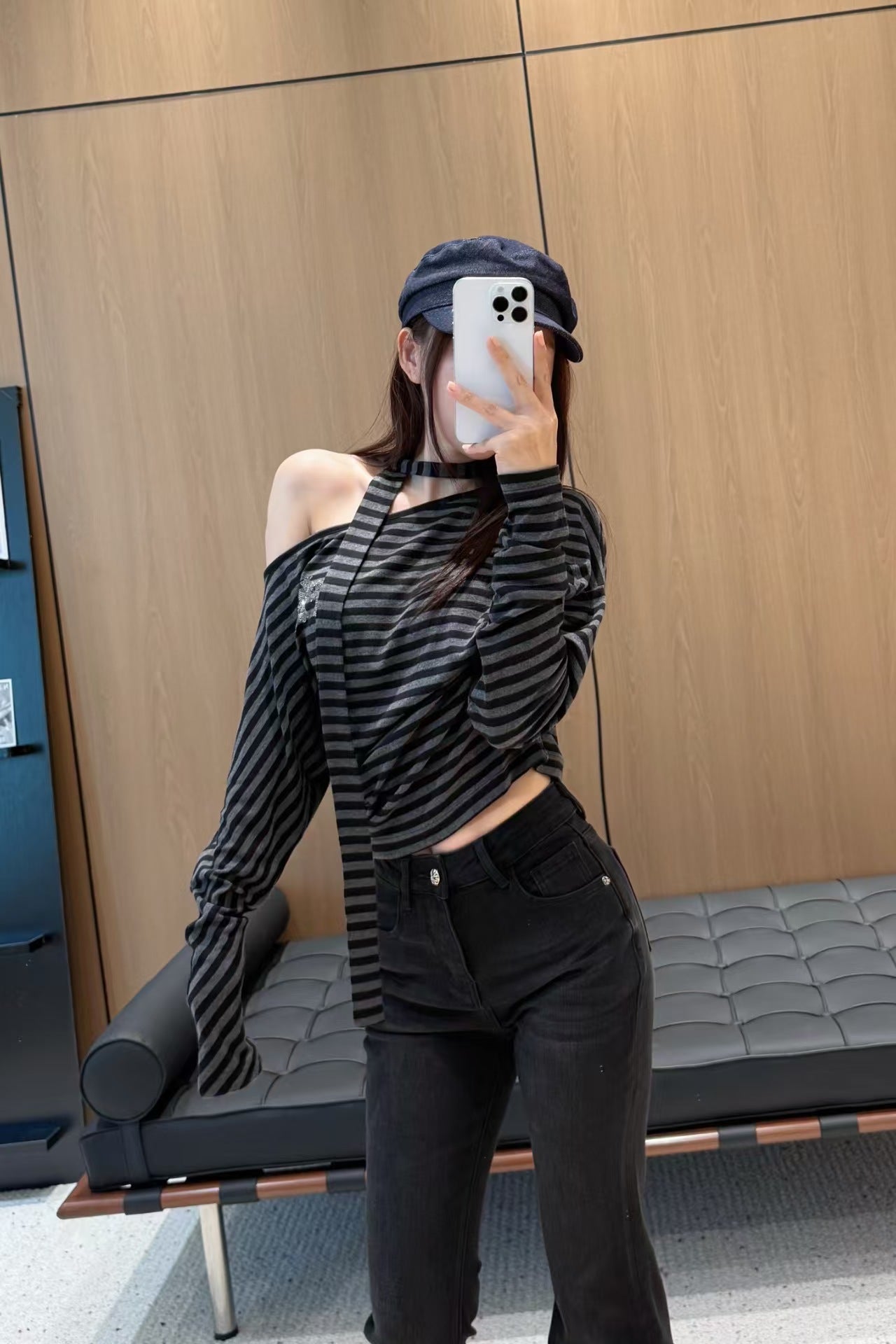 Autumn new minimalist long sleeves