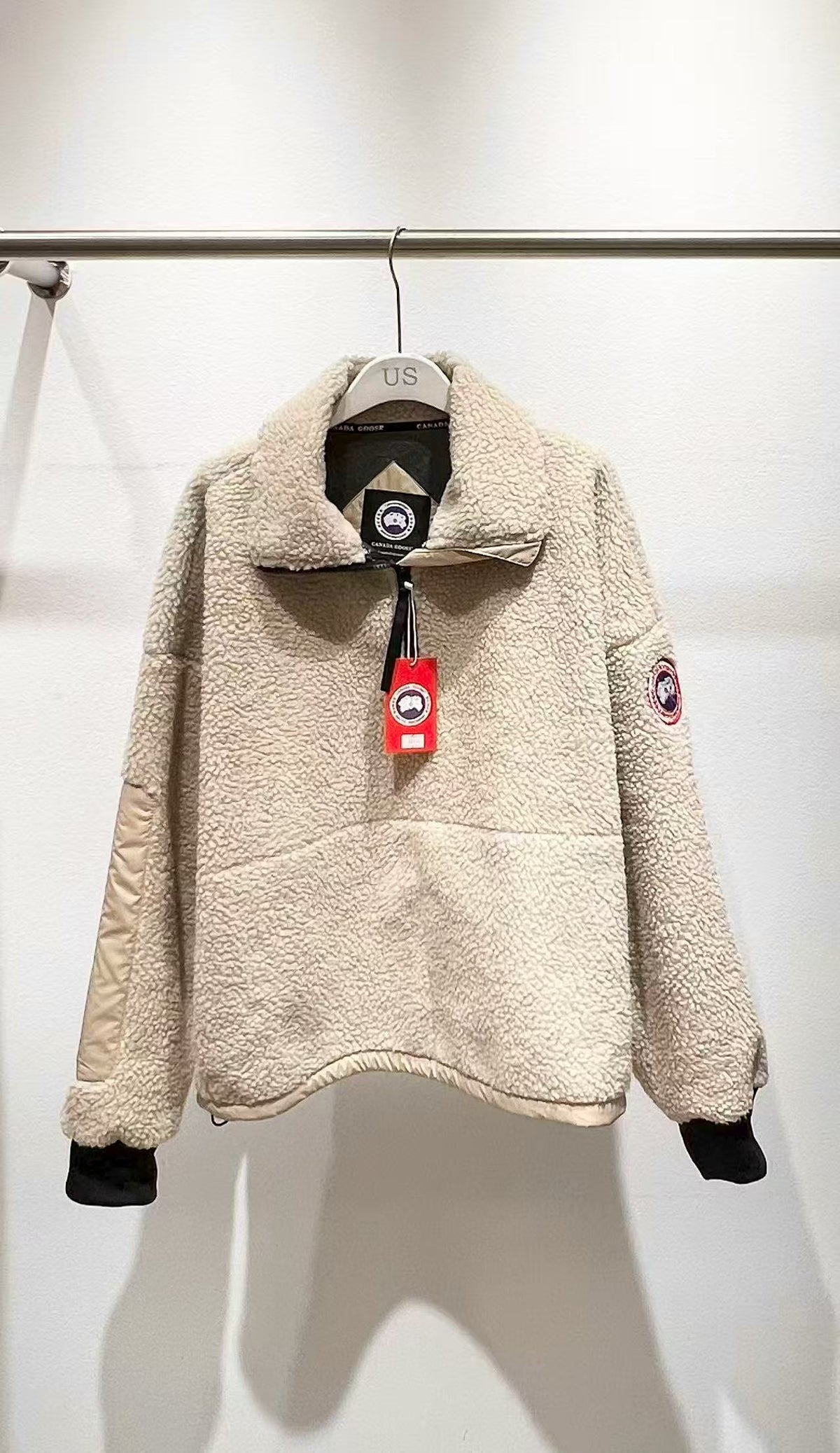 Autumn and winter new lamb wool pullover jacket