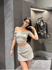 A-line pants skirt
