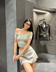 A-line pants skirt
