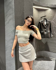 A-line pants skirt