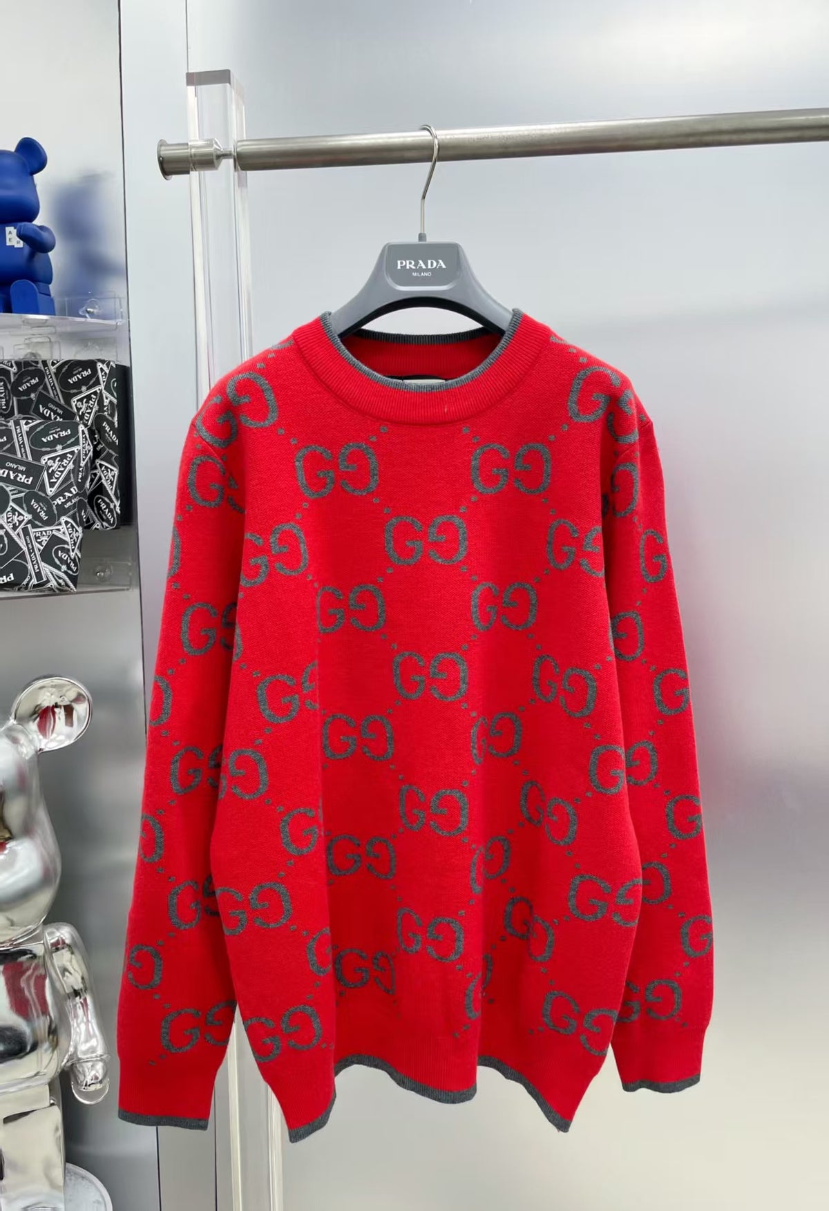 New letter long sleeved sweater 3