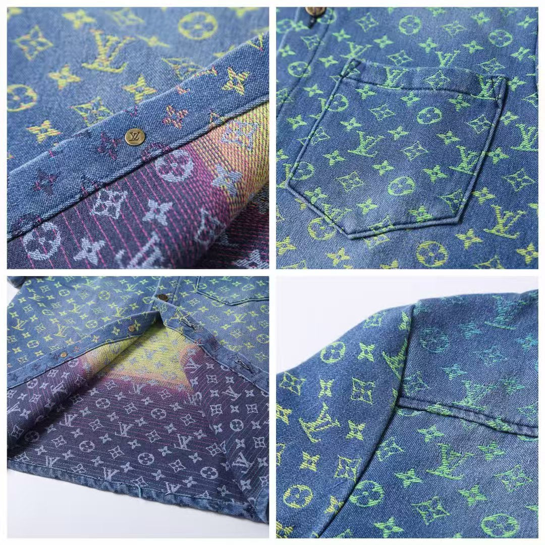 Colorful Gradient Rainbow Cowboy Set
