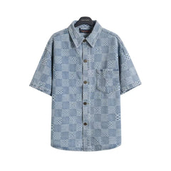 heckered Jacquard Cowboy Set