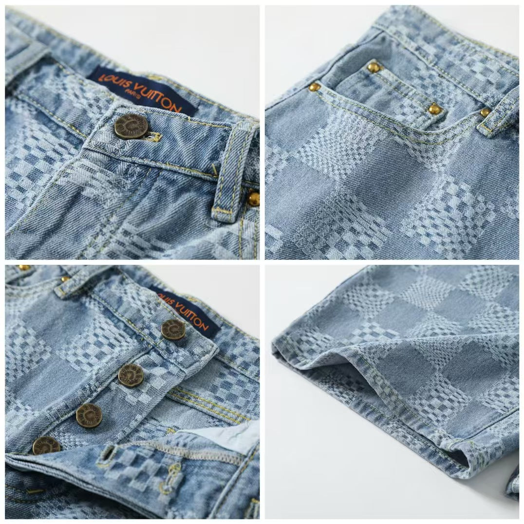heckered Jacquard Cowboy Set