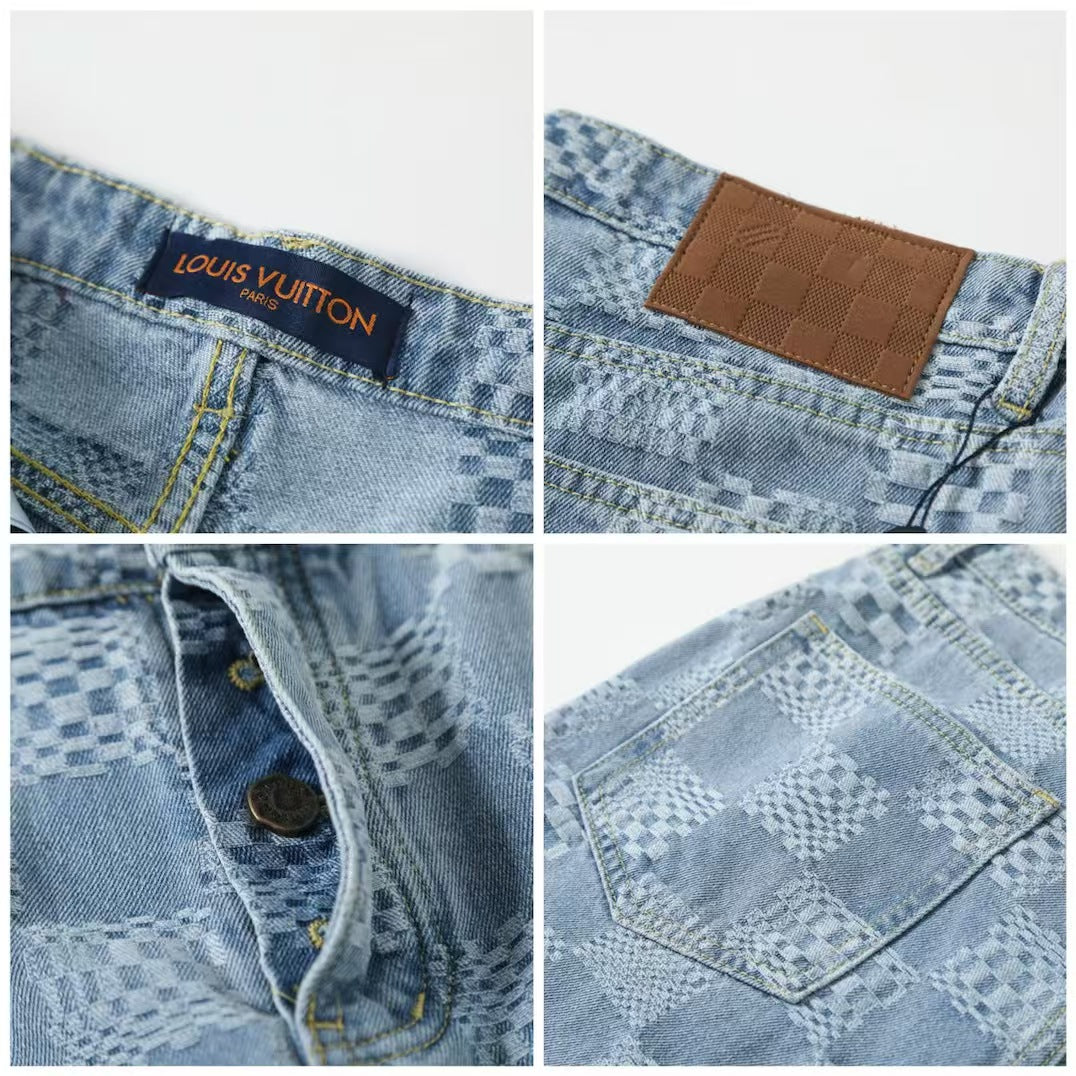 heckered Jacquard Cowboy Set