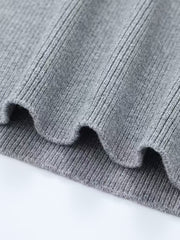 Ribbed letter jacquard logo vest
