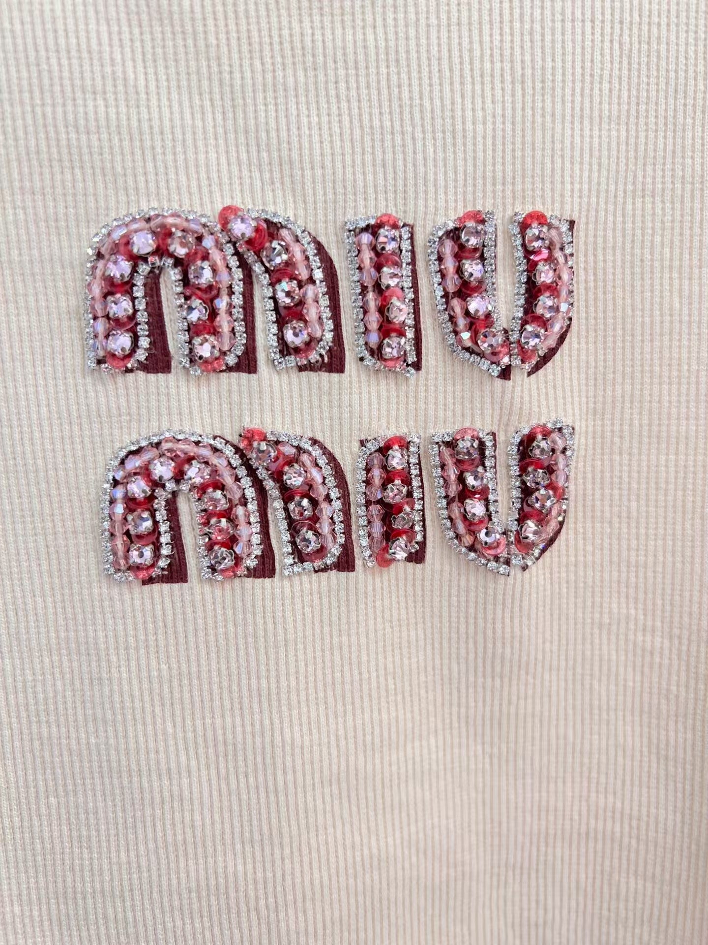 Rhinestone nail bead vest