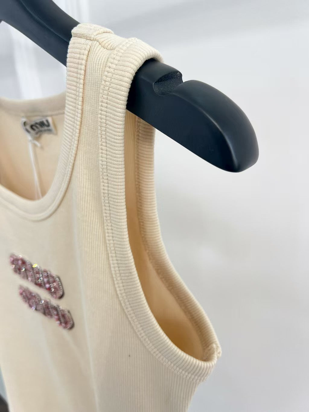 Rhinestone nail bead vest