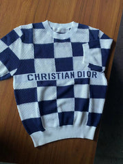 Loose knit short sleeves