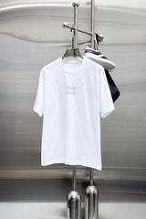 New short sleeved round neck T-shirt