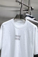 New short sleeved round neck T-shirt