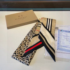 Narrow twill scarf