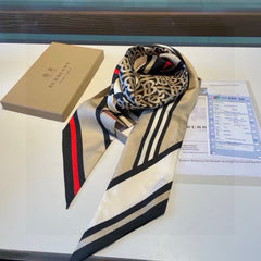 Narrow twill scarf