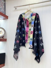Double sided rainbow scarf