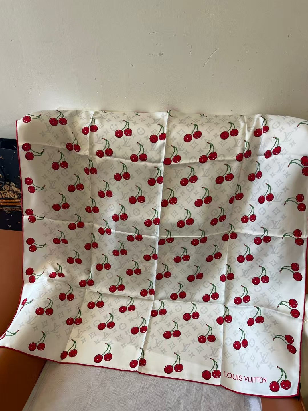Cherry large handkerchief